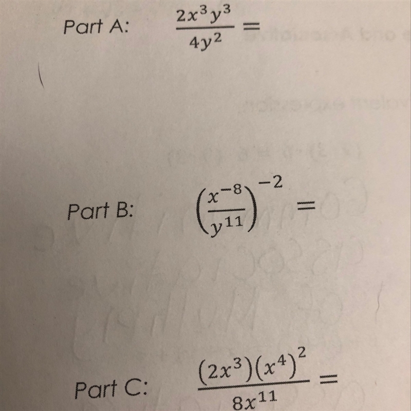 How do you simplify these problems ?-example-1