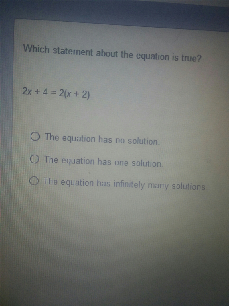 Which statement about the equation is true-example-1