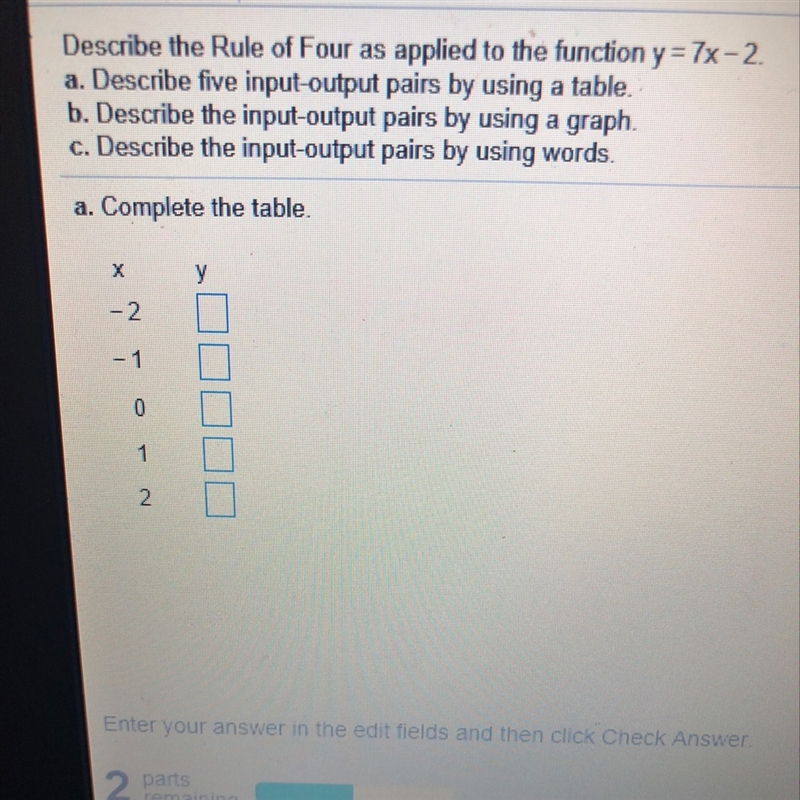 How to complete the table-example-1