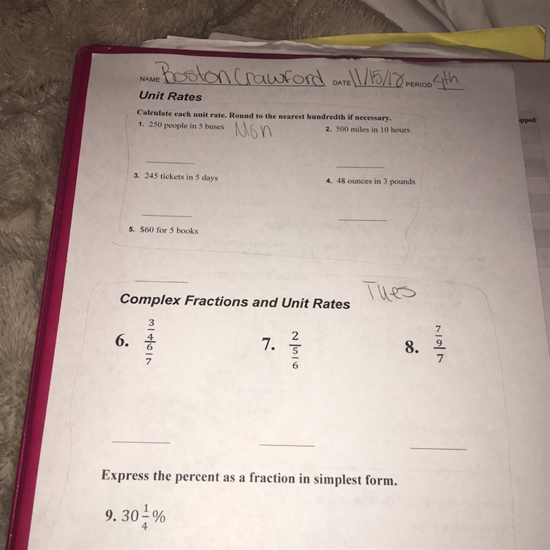 Please help me solve all these problems 1-9 thanks in advanced-example-1