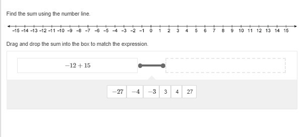 Find the sum using the number line.-example-1