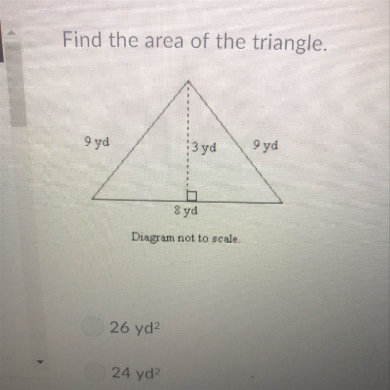 Find the area of the triangle-example-1