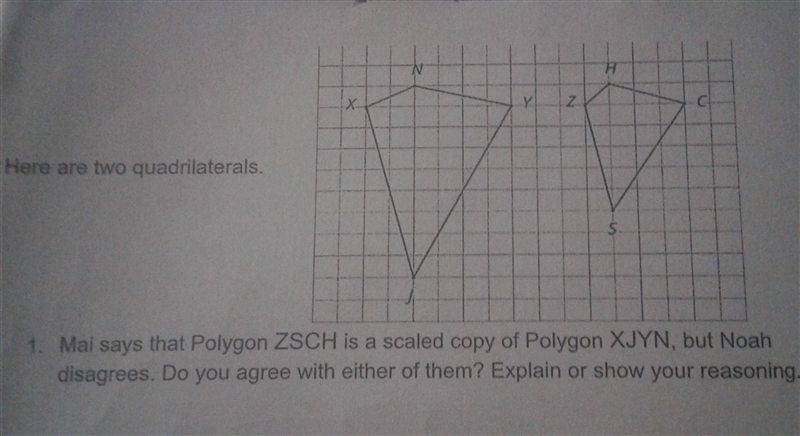 Are they scaled copies or not? If so how do I find out?-example-1