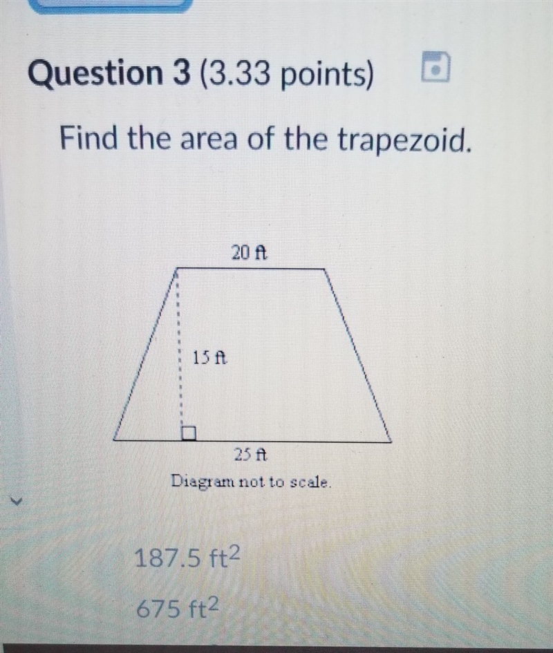 Find the area of the trapezoid.-example-1