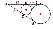 Find the length of DE.-example-1