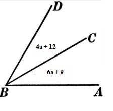 Given that ∠ABD = 71°, which equation could be used to solve problems involving the-example-1