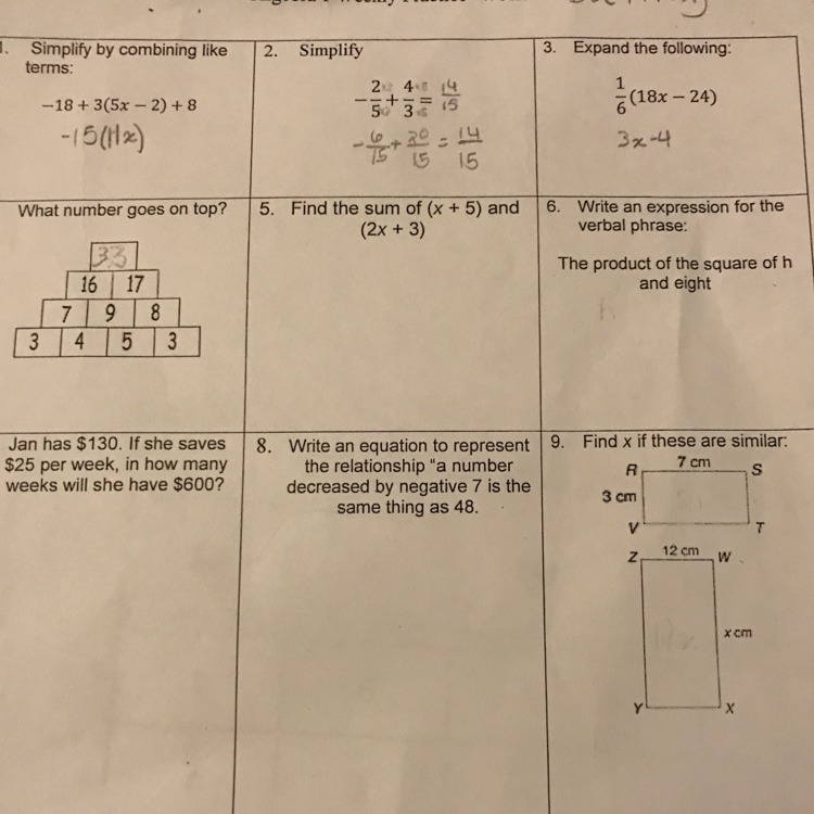 I only need 5,6,7,8,and 9 Plz help I need to get to my football game in a few mins-example-1