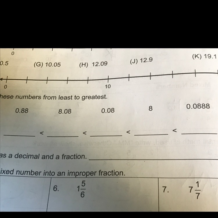 How do you order 0.88, 8.08, 0.08, 8, and 0.0888 from least to greatest?-example-1