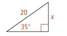 Find the value of x. Round to the nearest tenth 16.4 14 11.5 34.9-example-1