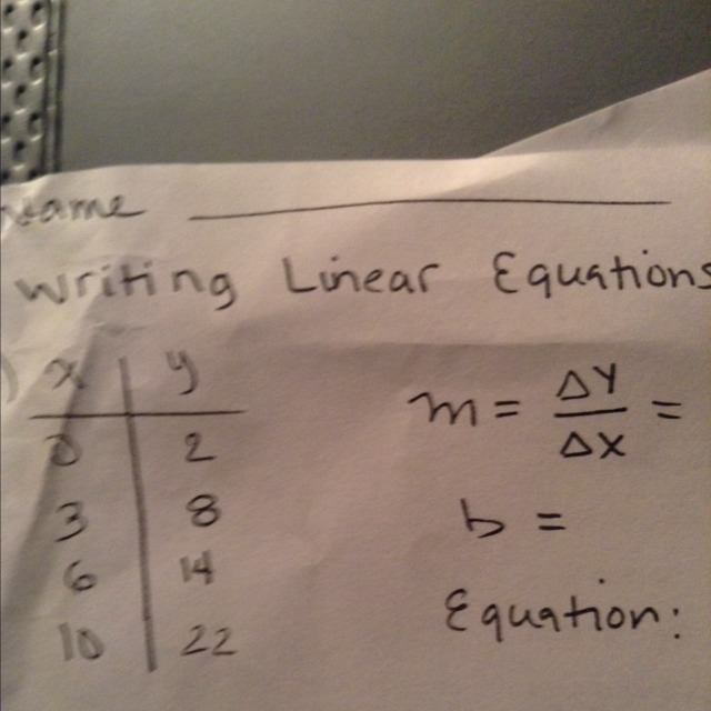 Need help on this question writing linear equations-example-1