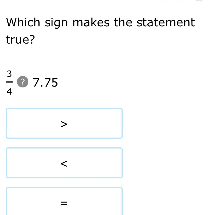 Is it greater than, Less than, or equal to?-example-1