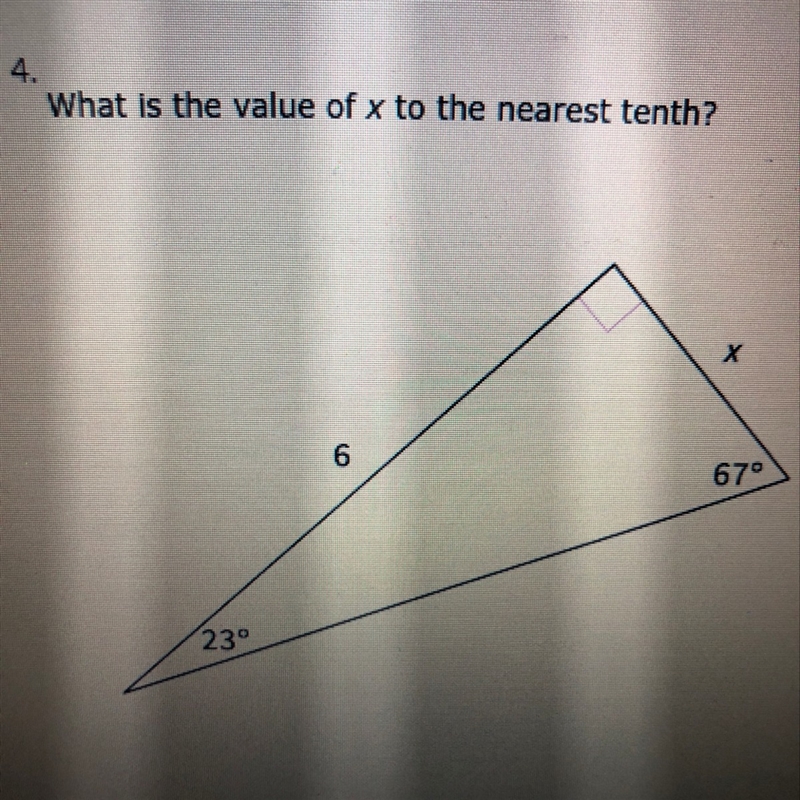 What is the value of x to the nearest tenth ? ?????-example-1