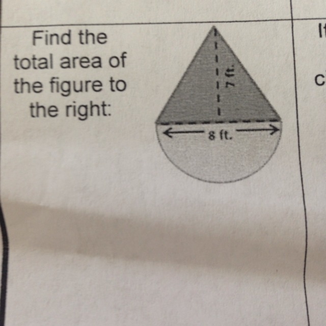 The Area of the figure to the right.-example-1