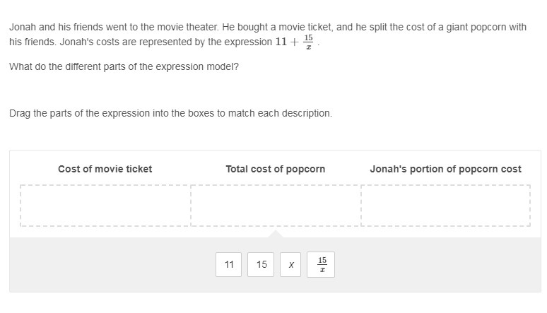 Jonah and his friends went to the movie theater. He bought a movie ticket, and he-example-1