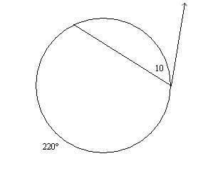 Find the measure of the numbered angle Select one: a. 70 b. 75 c. 80 d. 85-example-1