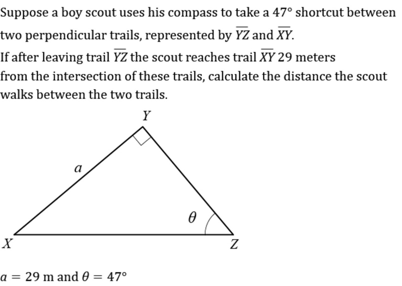 HELP! I'm unsure of what this question is actually asking. I solved for side YZ, and-example-1