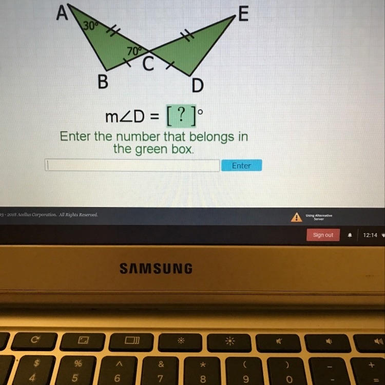 Enter the number that belongs in the green box.-example-1