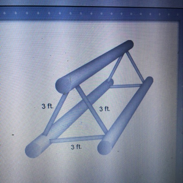 What is the perimeter of the truss in feet?-example-1