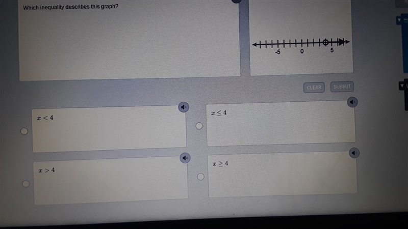 Easy Points. Inequality on a graph.-example-1