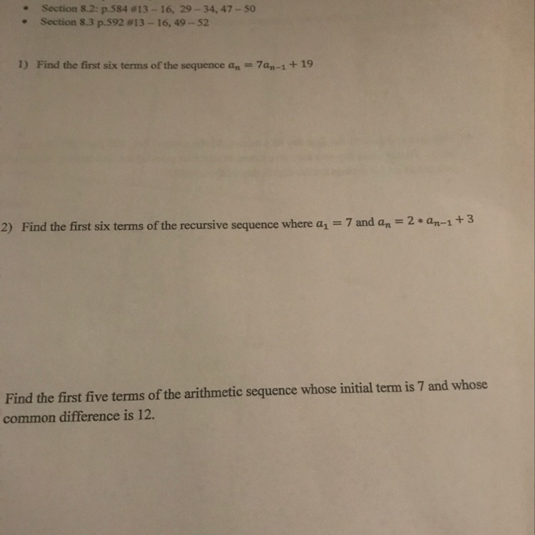 Can someone solve question one and two on piece of paper and show me step-by-step-example-1