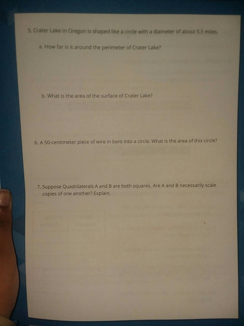 How far is it around the perimeter of Crater Lake?-example-1