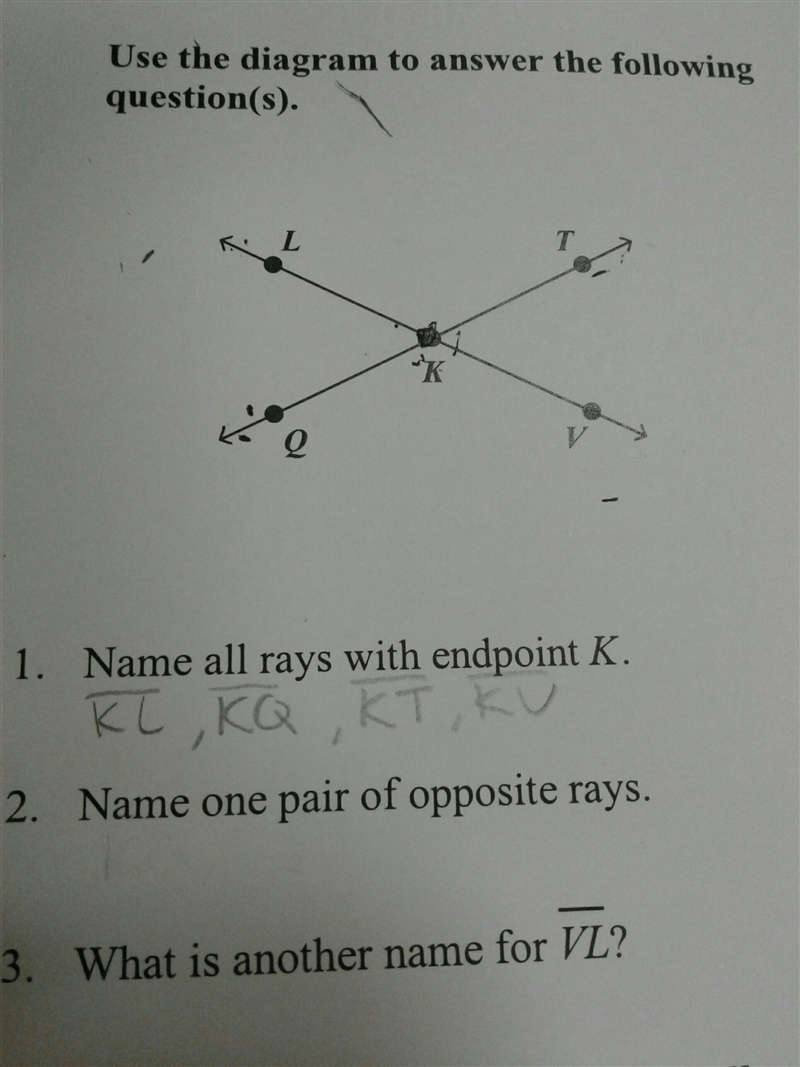 Name all rays with the endpoint k-example-1