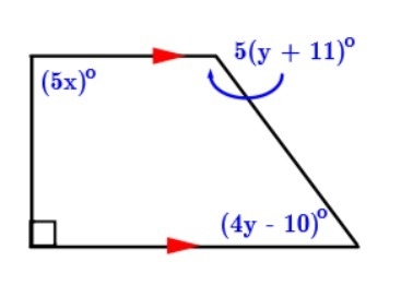 Find the values for x and y-example-1