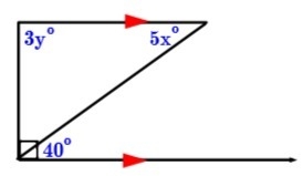 ***HELP PLEASE*** 11. Find the values of x and y. (2 points)-example-1