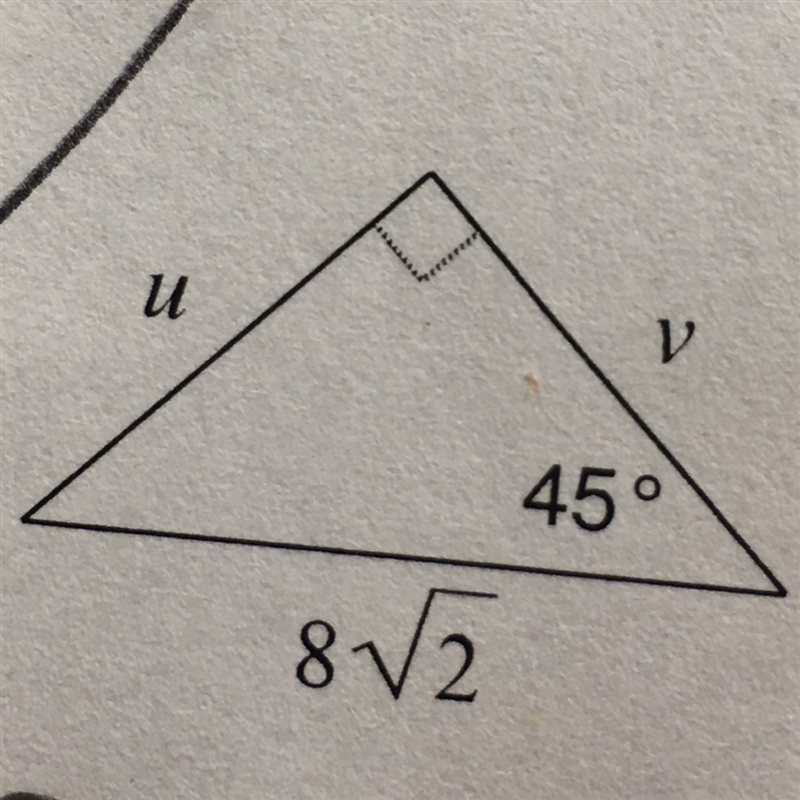 Find the missing side lengths. Leave your answers as radicals in simplest form.-example-1