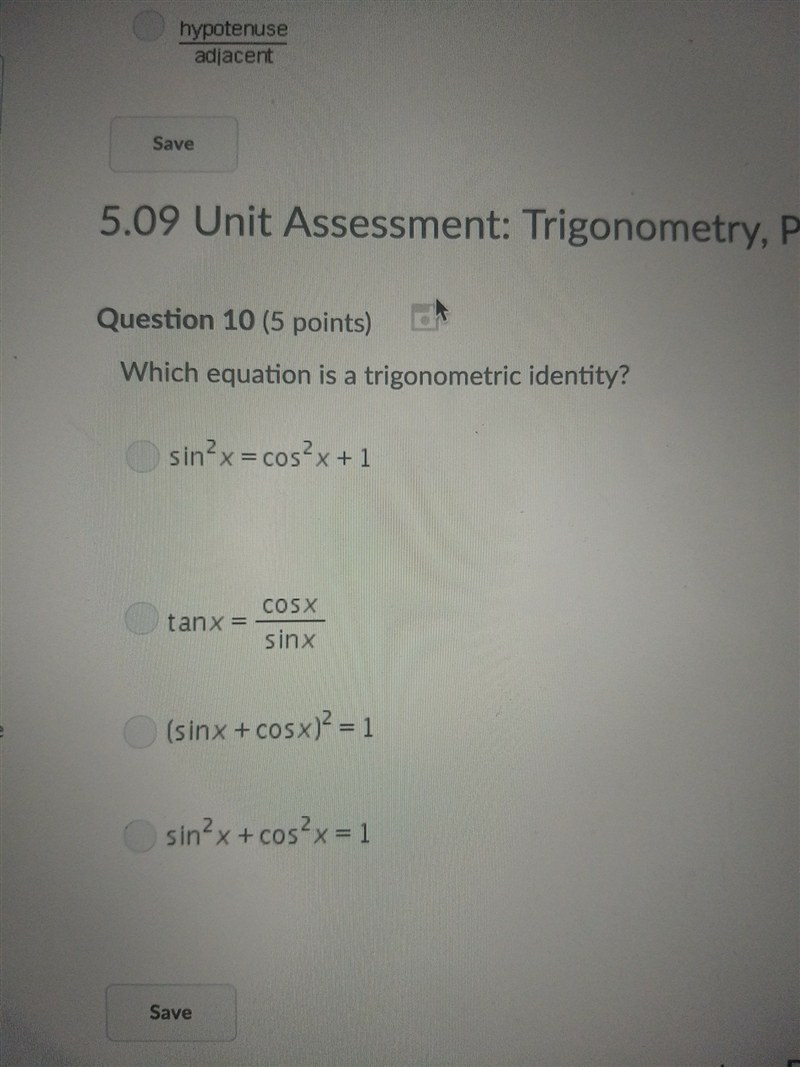 Which equation is trigonometric identity-example-1