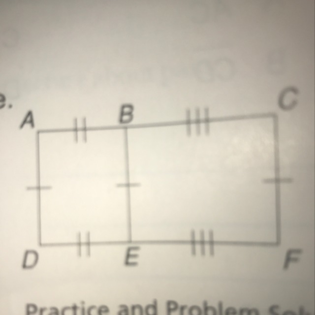 Identify the line segments that are congruent-example-1