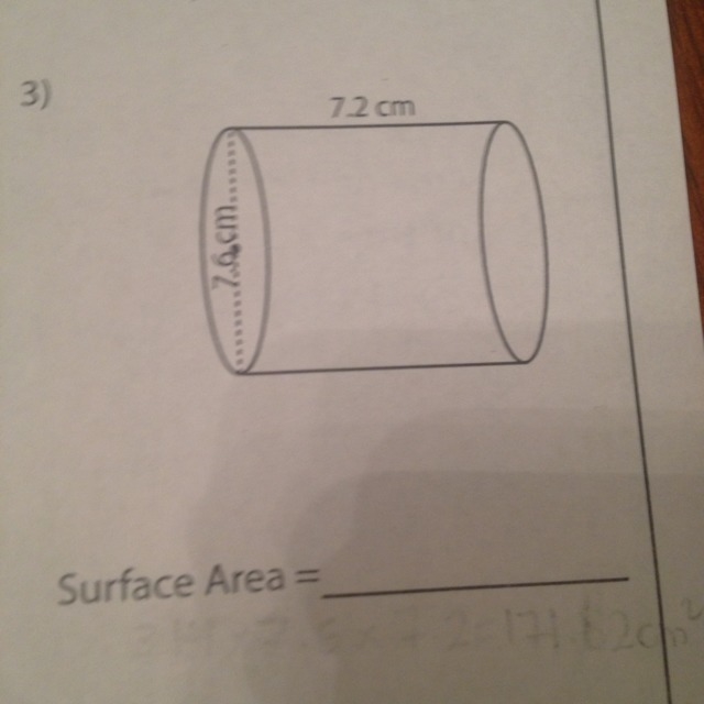 Can someone tell me the answer step by step about the surface area please I really-example-1