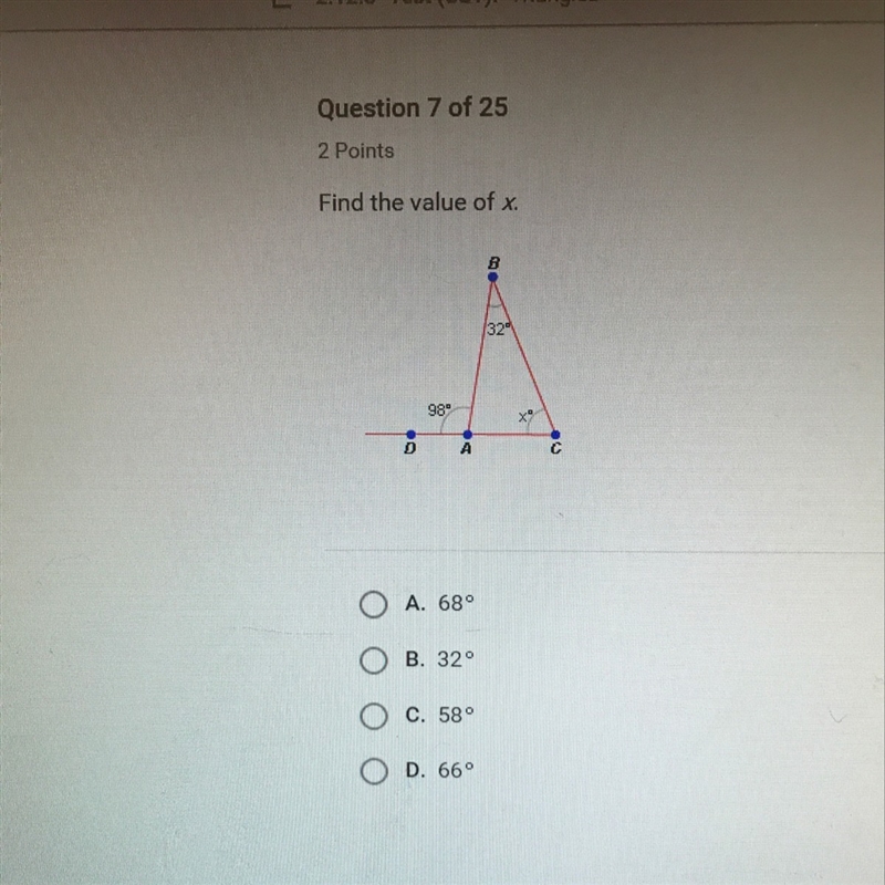 Find the value of x-example-1