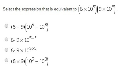 Select the expression that is equivalent to (picture) pls help and show how you got-example-1