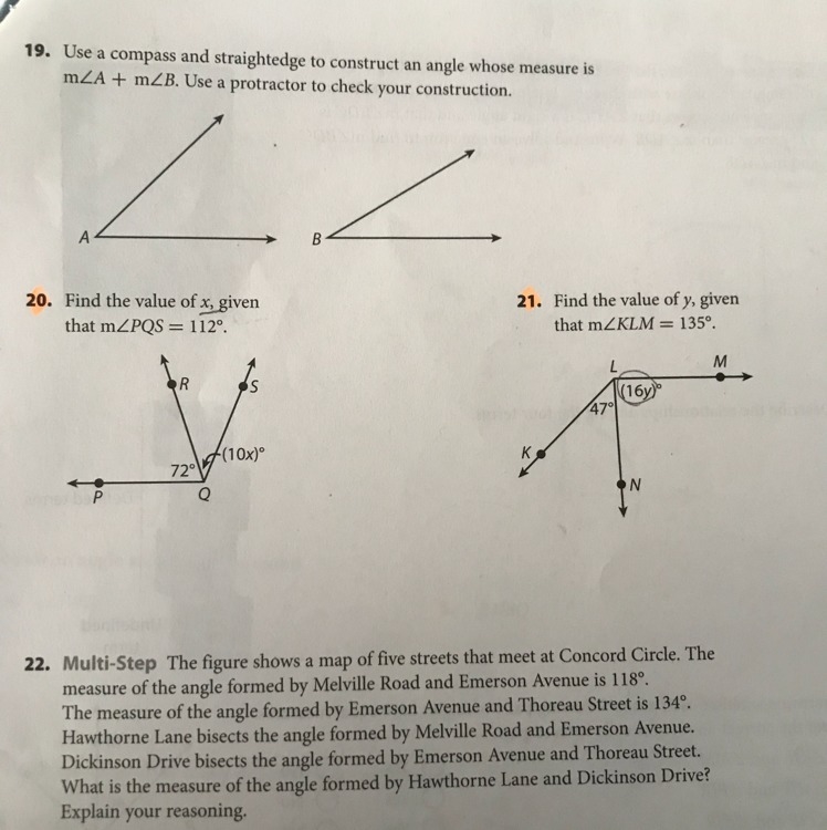 Can someone please help me on 20 and 21-example-1