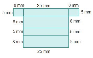 What is the surface area of the solid that this net can form? A.730 square millimetersB-example-1