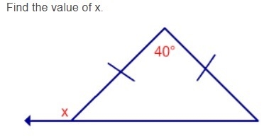 Find the value of x. Please show how you got the answer, Thanks!-example-1