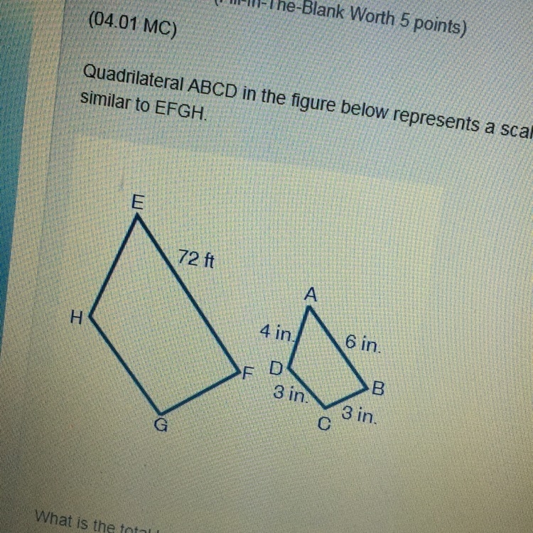 What is the total length, in feet, of the actual walkway?-example-1