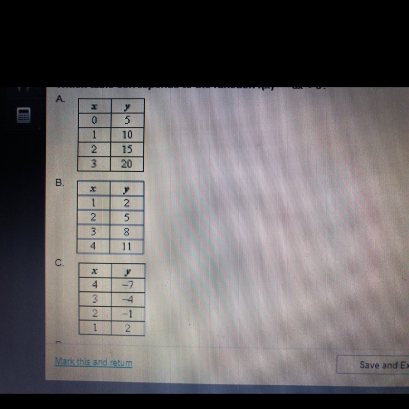 Which table corresponds to the function-example-1