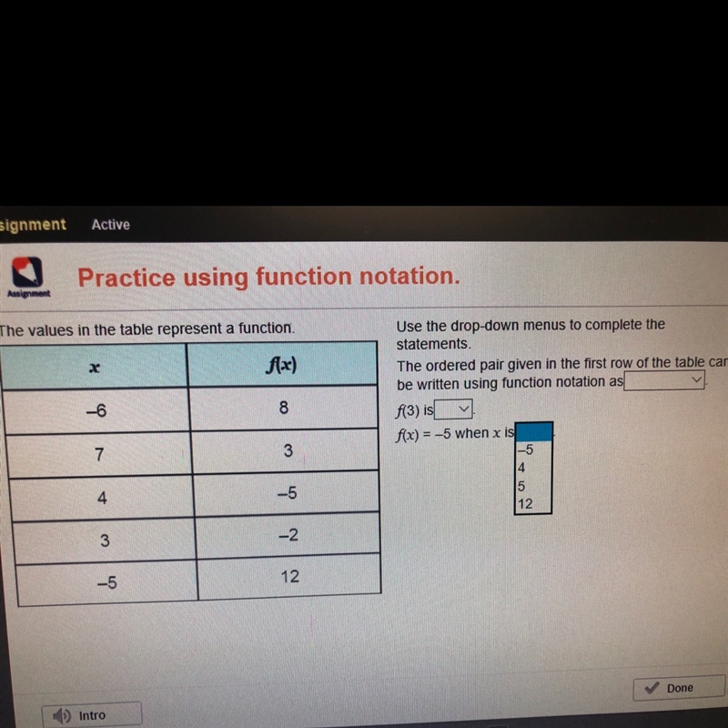 The values in the table represent a function.?-example-1