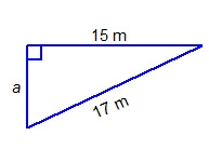 Which equation can be used to find the unknown length, a, in this triangle?-example-1