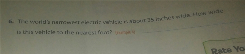 The world's narrowest vehicle is about 35 inches wide how wide is this vehicle to-example-1