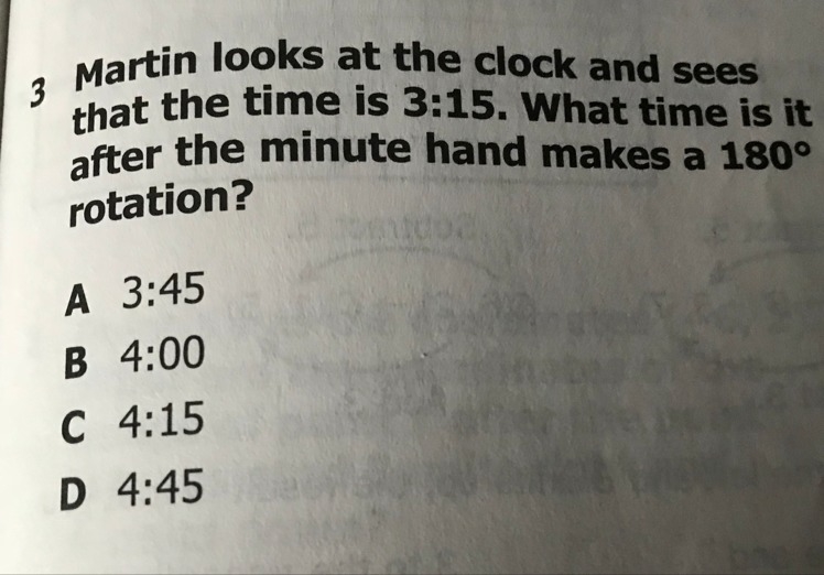 A. 3:45 B. 4:00 C. 4:15 D. 4:45-example-1