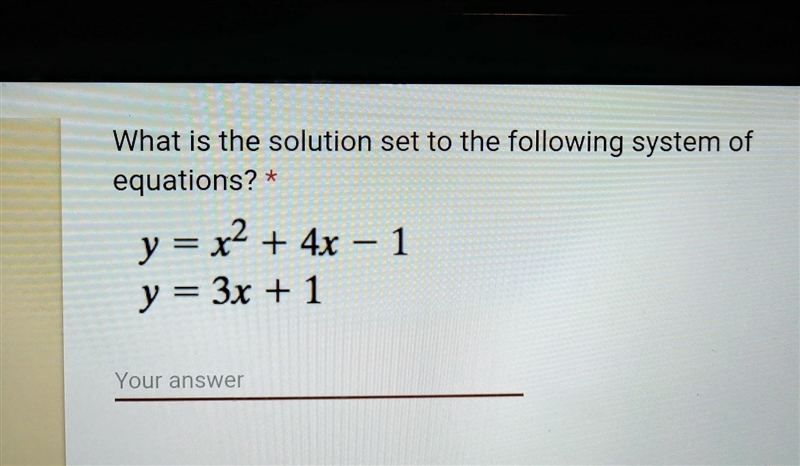 What is the solution set for the following system of equations?-example-1