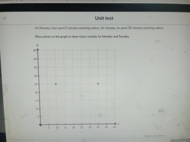 Can anyone help me plot this? The Equation is y= 45 - x-example-1