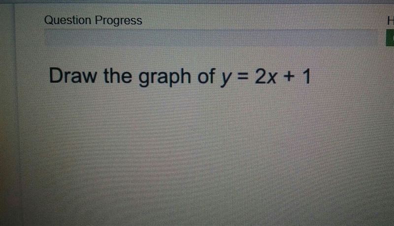 Draw the graphbof y=2x+1-example-1