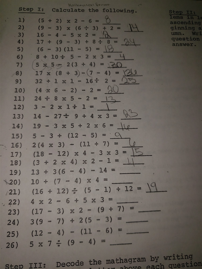 what is mathematical format in Algebra is it just simplifying ,my teacher said he-example-1