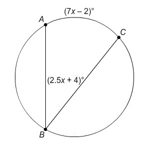 What is the measure of AC ? Answer only the numerical value. Please contact your-example-1