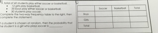 May someone please help me fill in the table using the information from the left? (Needed-example-1