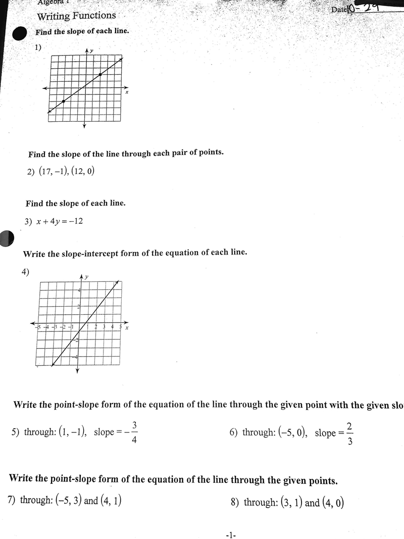 I need help on my algebra 1 homework ! If anyone could help it would be greatly appreciated-example-1